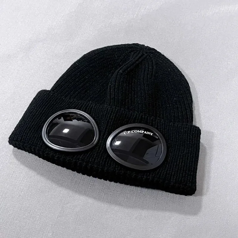 CP Company Goggle Black Beanie Hat