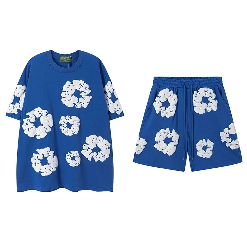 Cloud Print Blue & White Co-ord Set