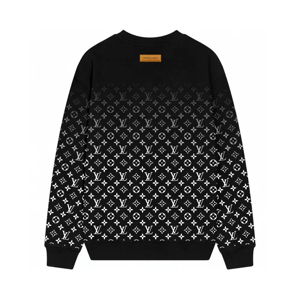 Louis Vuitton Monogram Gradient Sweatshirt Black