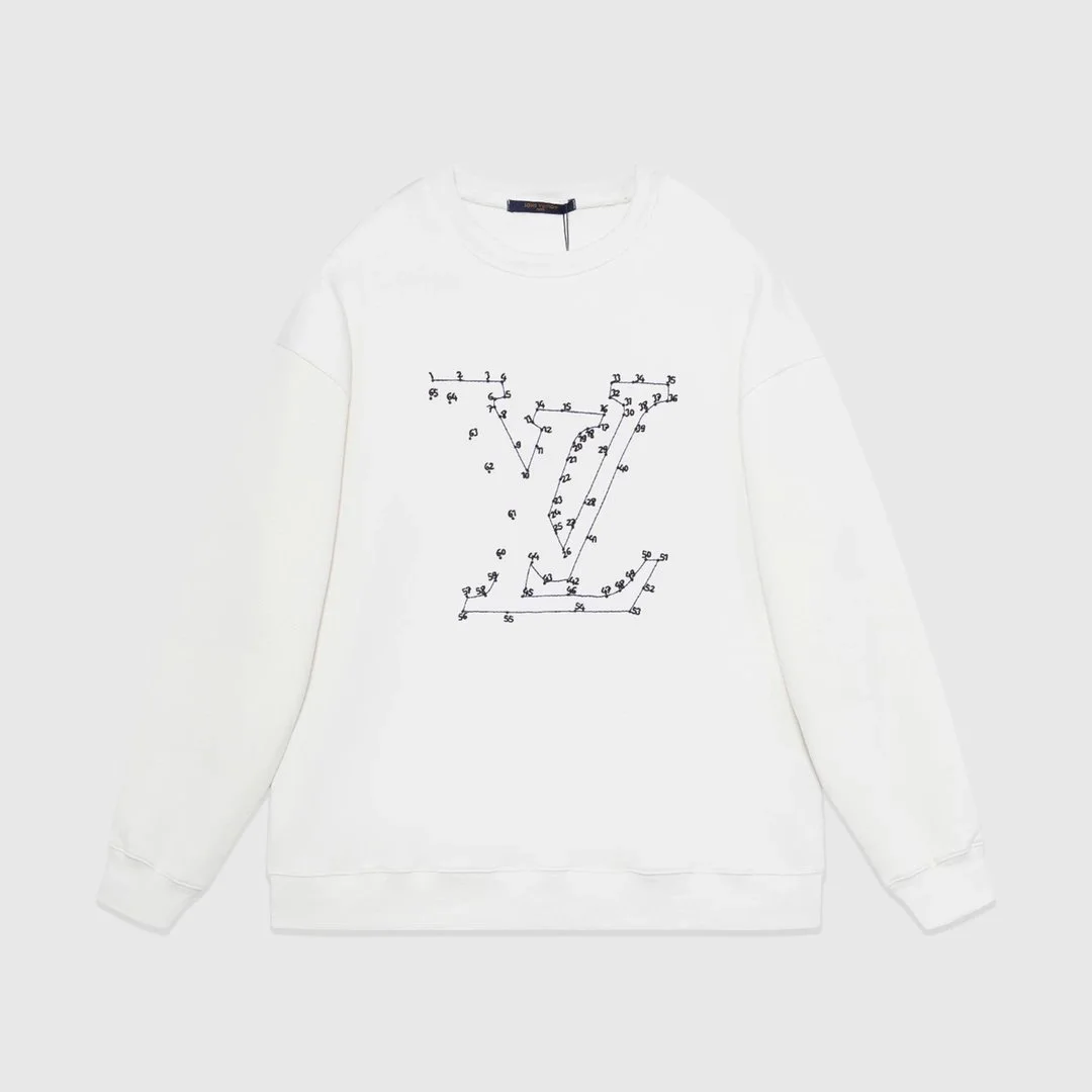 Louis Vuitton Tabi White Embroidered Sweatshirt