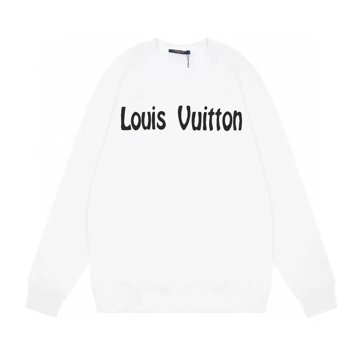Louis Vuitton White Logo Crewneck Sweatshirt