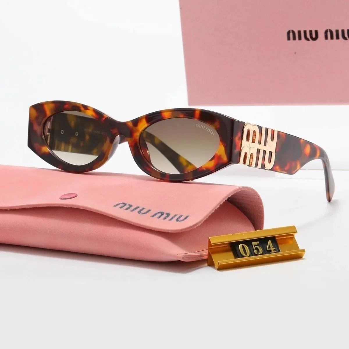 Miu Miu Tortoiseshell Gradient Sunglasses