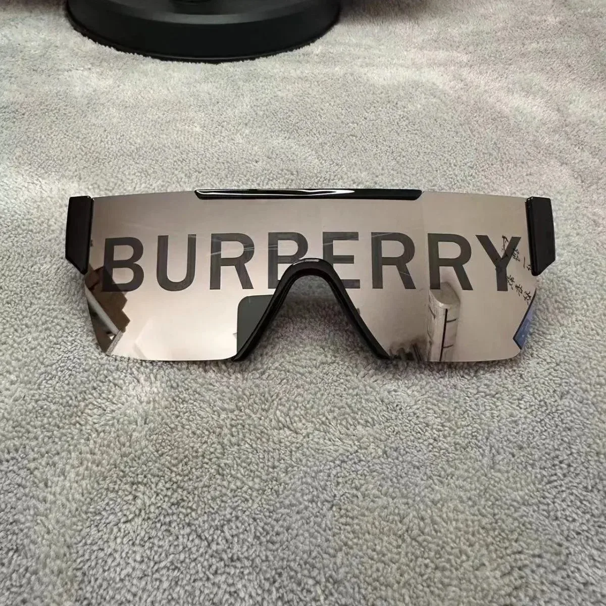 Burberry Shield Sunglasses Silver