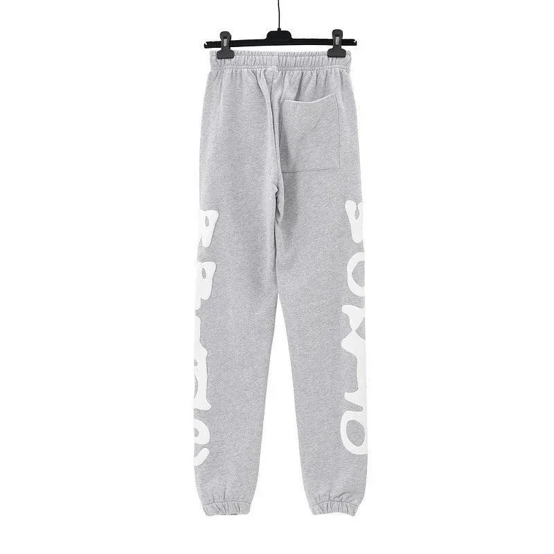 Grey Letter Print Sweatpants