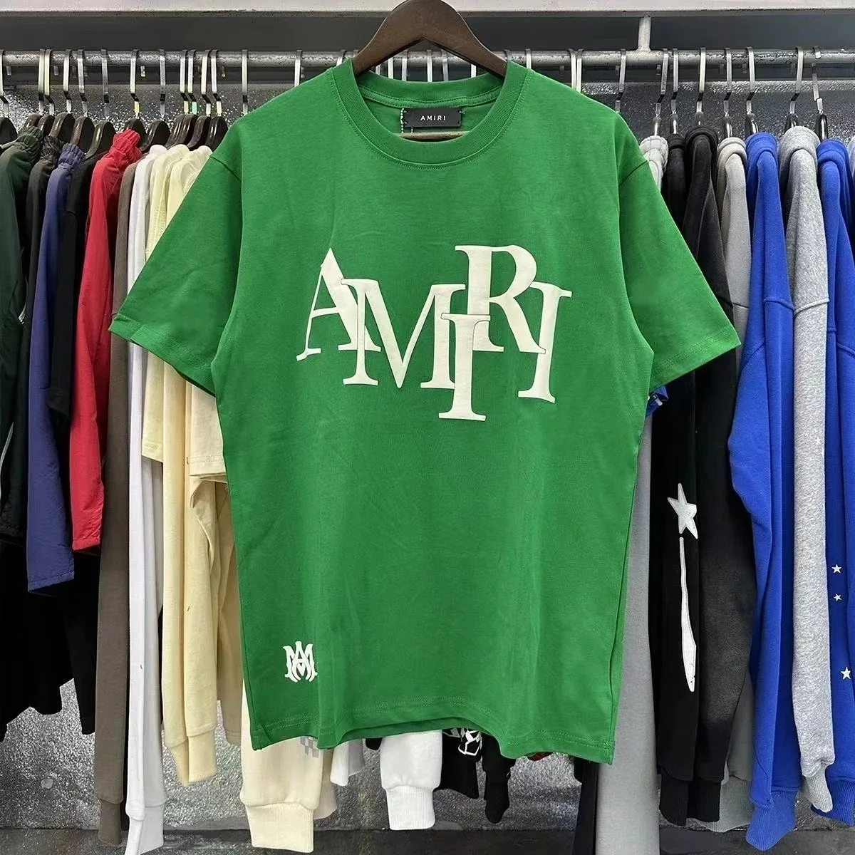 Amiri Green AMIRI Logo T-Shirt