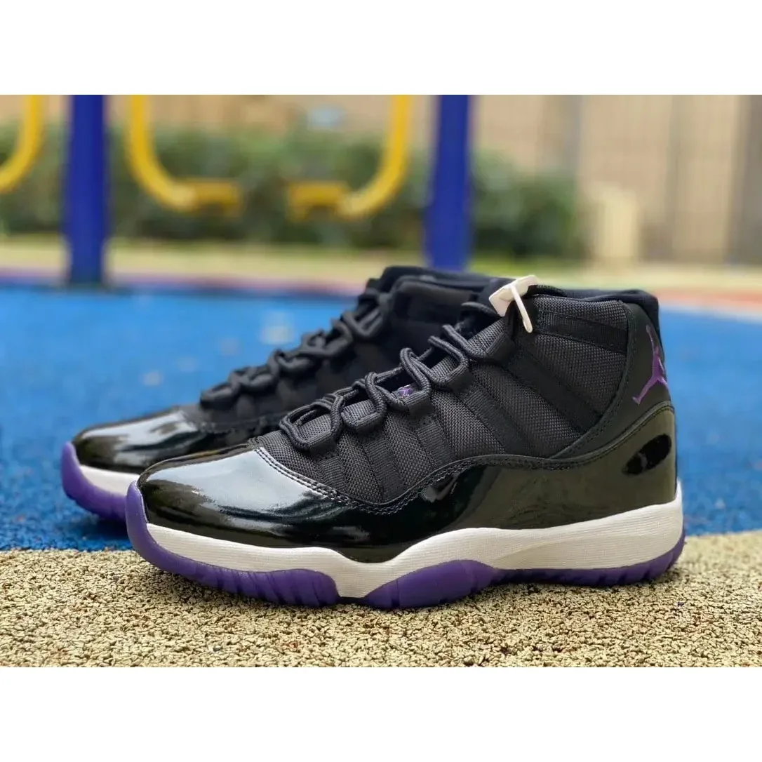 Nike Air Jordan 11 Black/Violet Sneakers