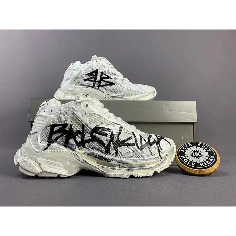 Balenciaga Triple S White/Black Sneakers