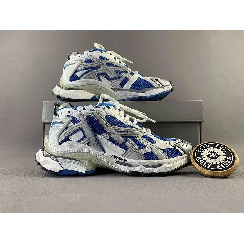 ASICS Gel-Nimbus 24 White/Blue Sneakers