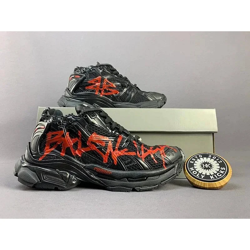 Balenciaga Triple S Black/Red Sneakers