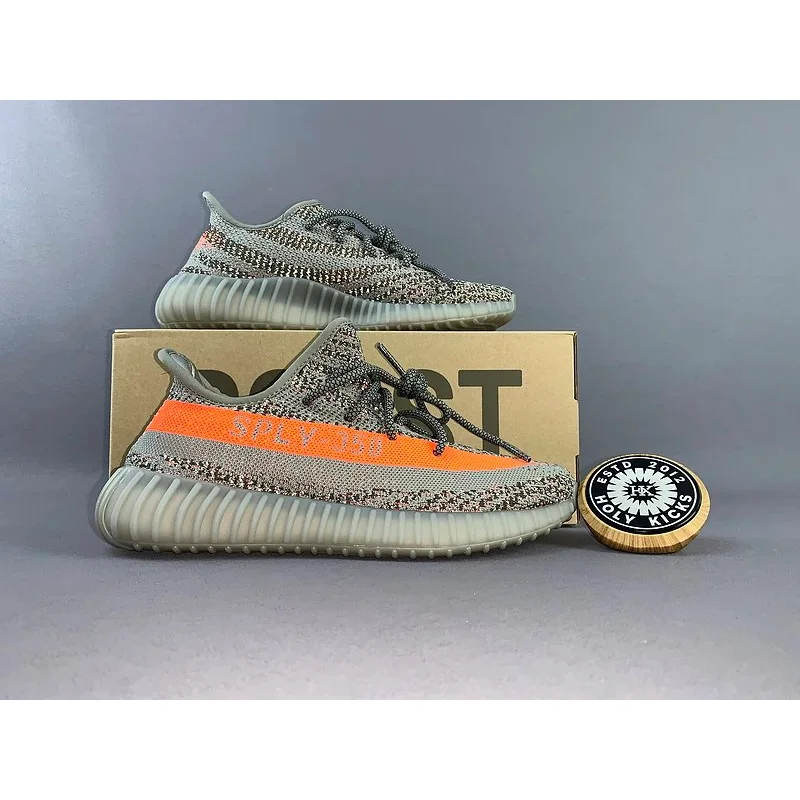 Adidas Yeezy 350 V2 Static Orange Sneakers