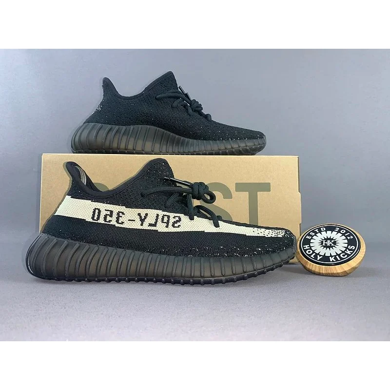 Adidas Yeezy 350 Black White Sneakers