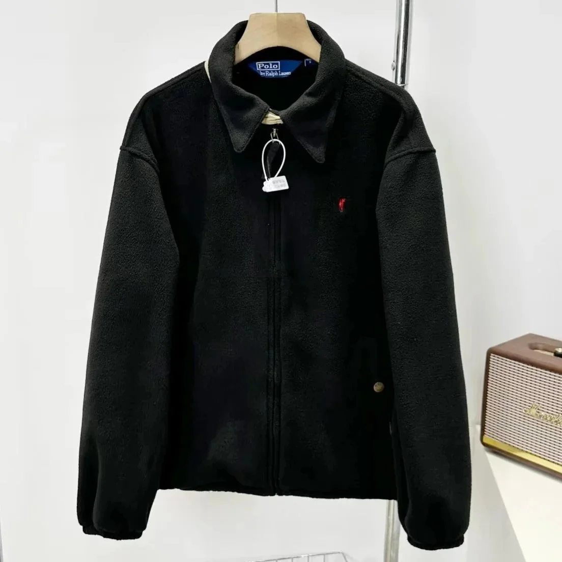 Polo Ralph Lauren Black Polo Bear Jacket