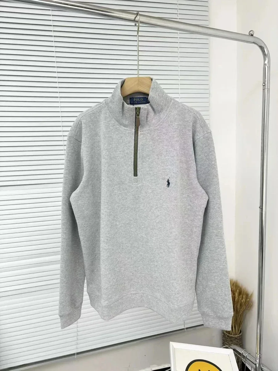 Polo Ralph Lauren Quarter-Zip Grey Sweatshirt