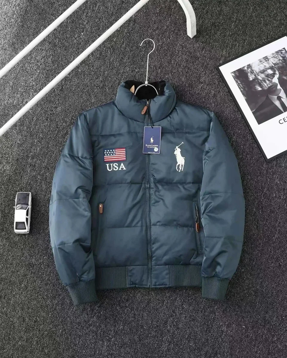 Polo Ralph Lauren USA Navy Puffer Jacket
