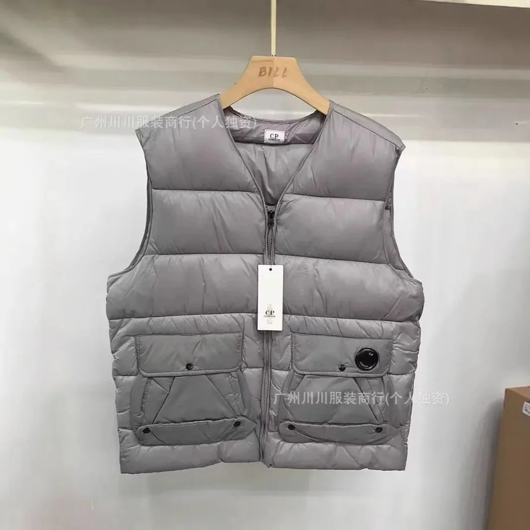 CP Company Goggle Grey Puffer Vest