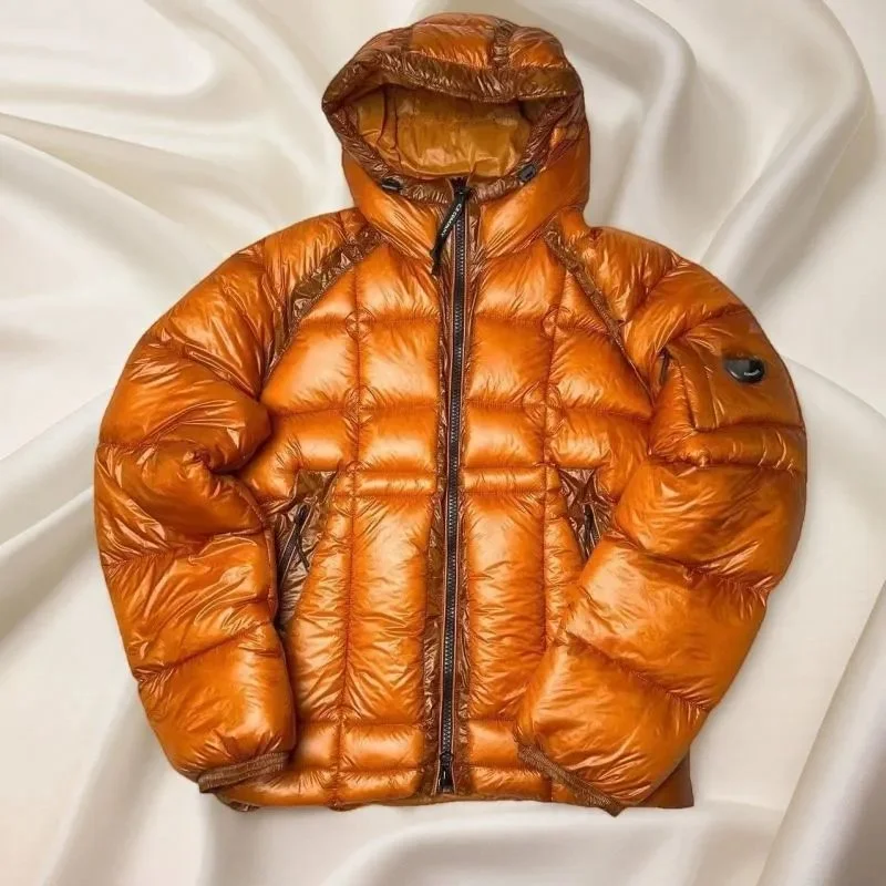 CP Company Goggle Cognac Puffer Jacket