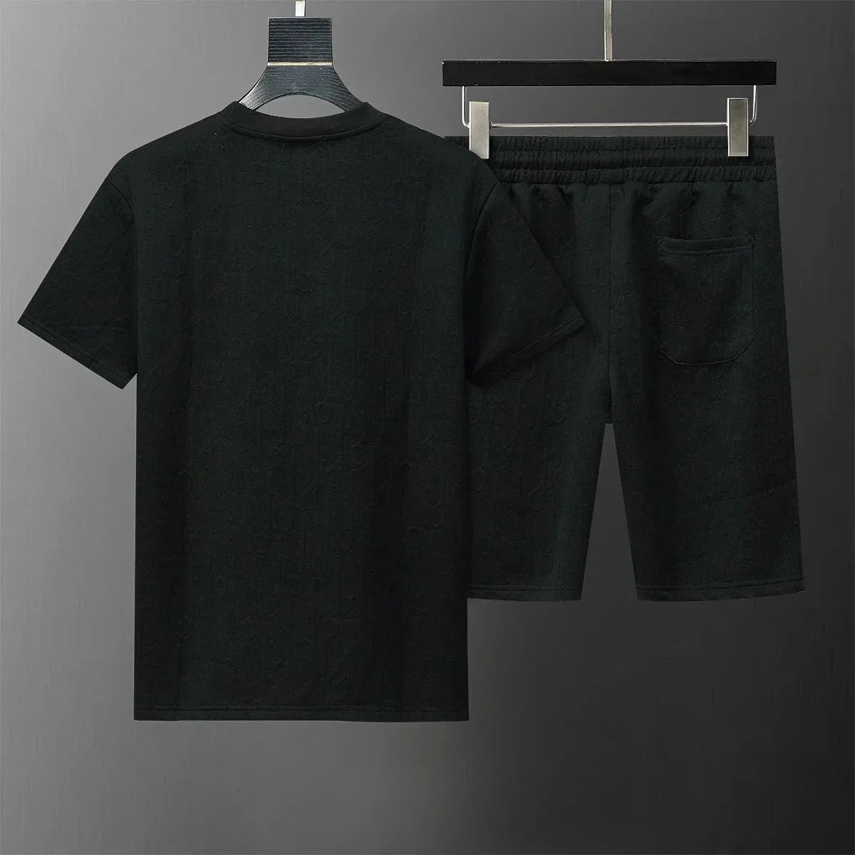 Black Monogram Co-ord Set