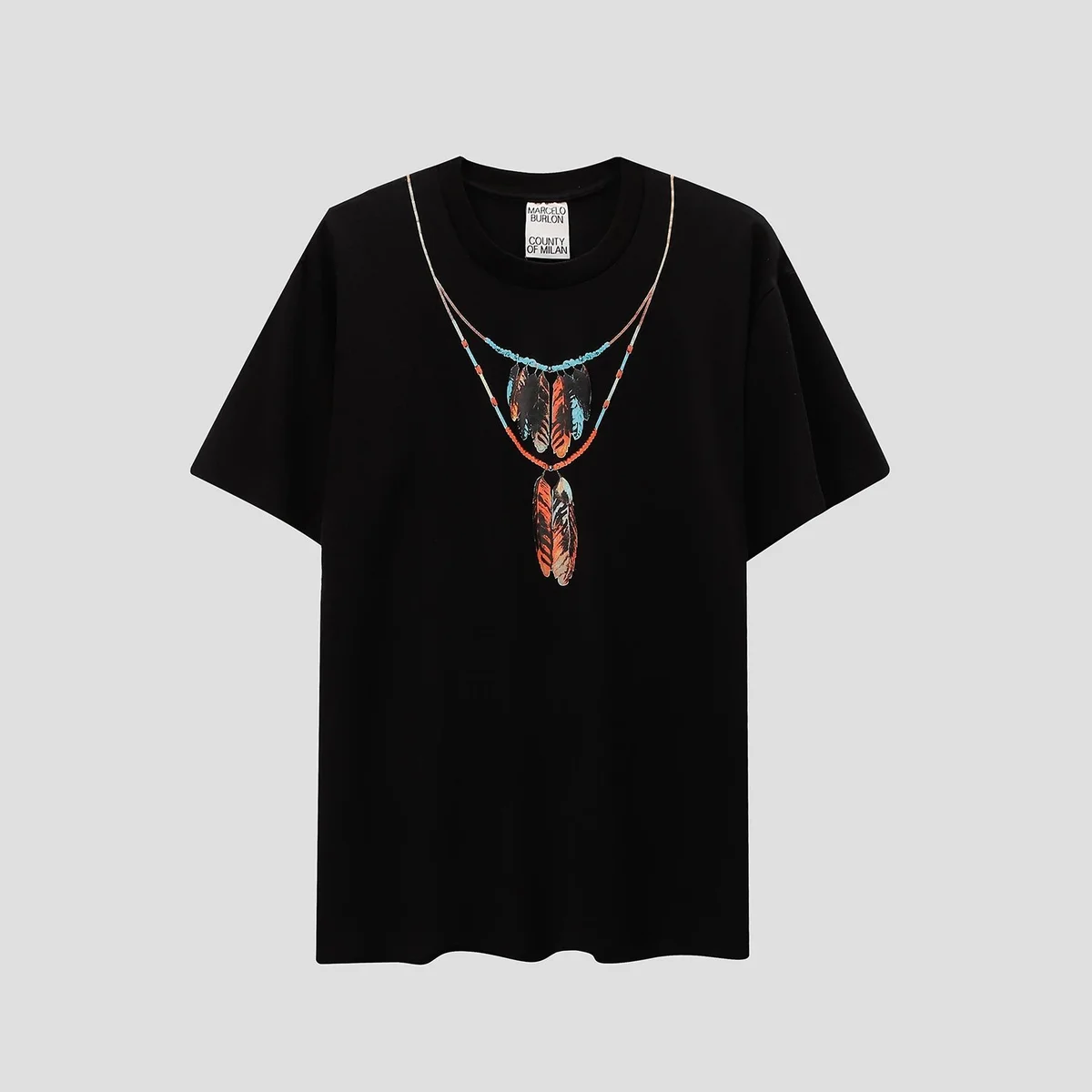 Marcelo Burlon County of Milan Wings Black T-Shirt