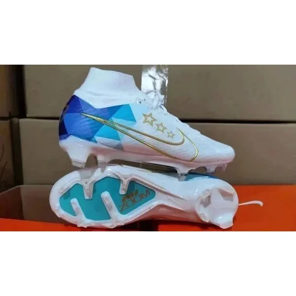 Nike Mercurial Superfly White/Gold Football Boots