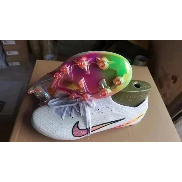 Nike Mercurial Superfly FG White/Pink Football Cleats