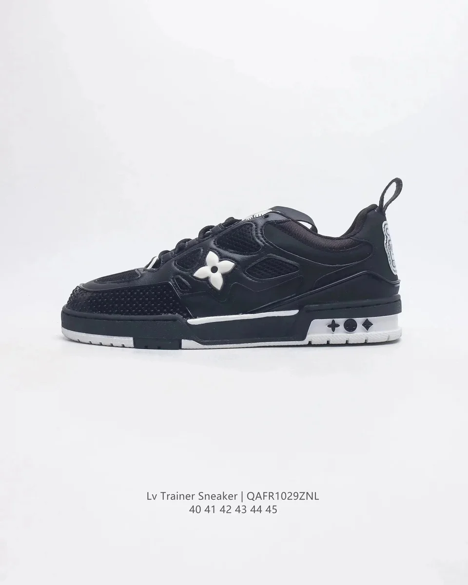 Louis Vuitton LV Trainer Sneaker Black White