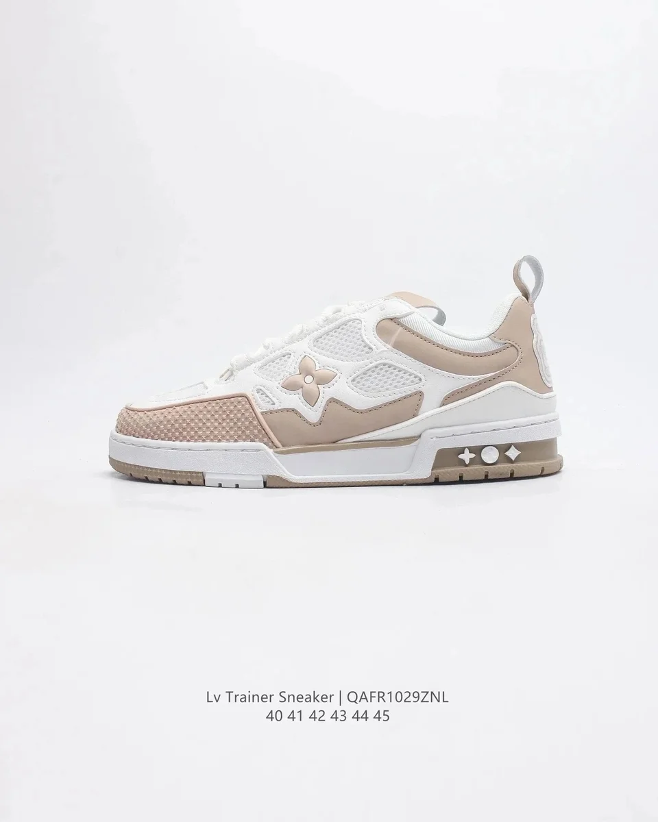 Louis Vuitton LV Trainer Sneaker White/Pink