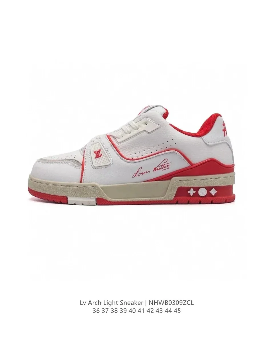 Louis Vuitton Lv Arch Light Sneaker White/Red