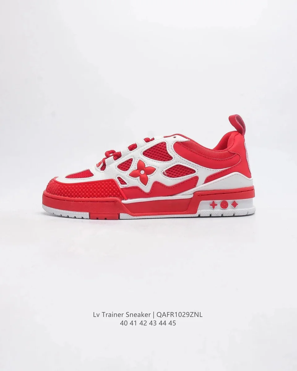 Louis Vuitton LV Trainer Sneaker Red/White
