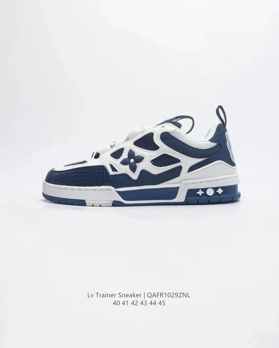 Louis Vuitton LV Trainer Sneaker White/Blue