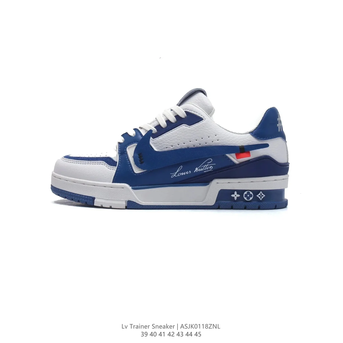 Louis Vuitton LV Trainer Sneaker White/Blue