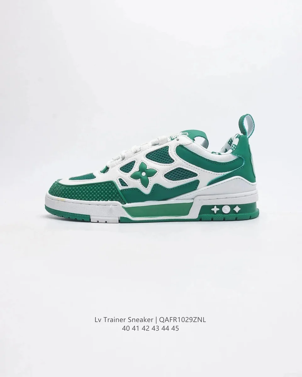 Louis Vuitton LV Trainer Sneaker White/Green
