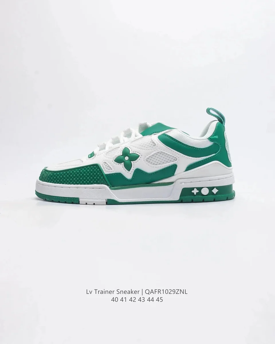 Louis Vuitton LV Trainer Sneaker White/Green