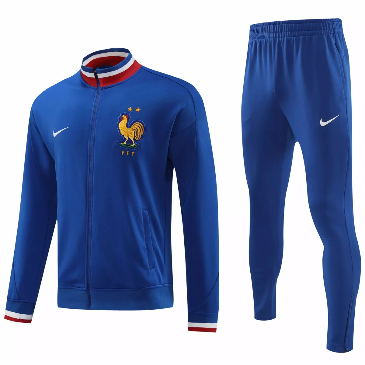 Nike France Football Tracksuit Blue