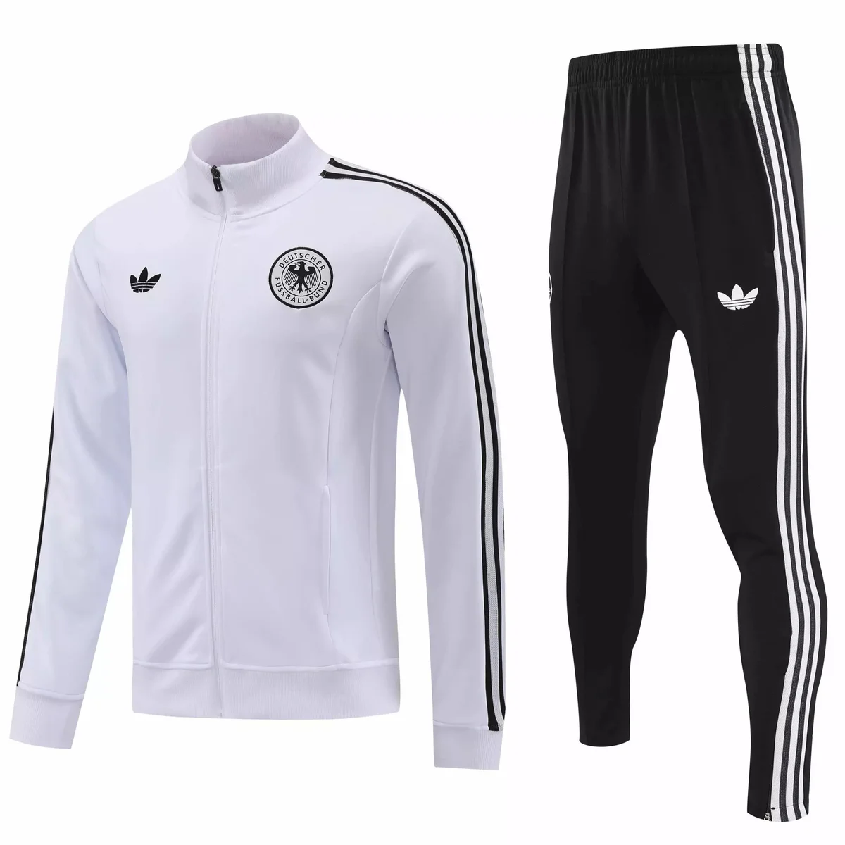 Adidas White Black Tracksuit
