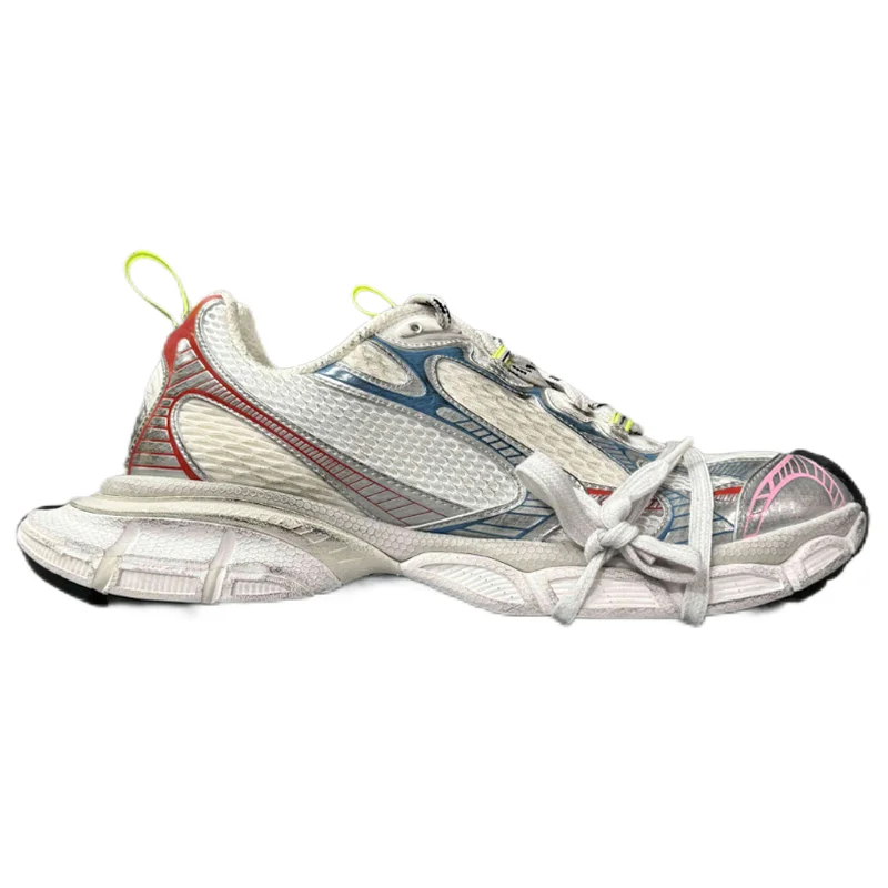 Balenciaga Balenciaga Triple S White/Red/Silver Sneakers White - 1