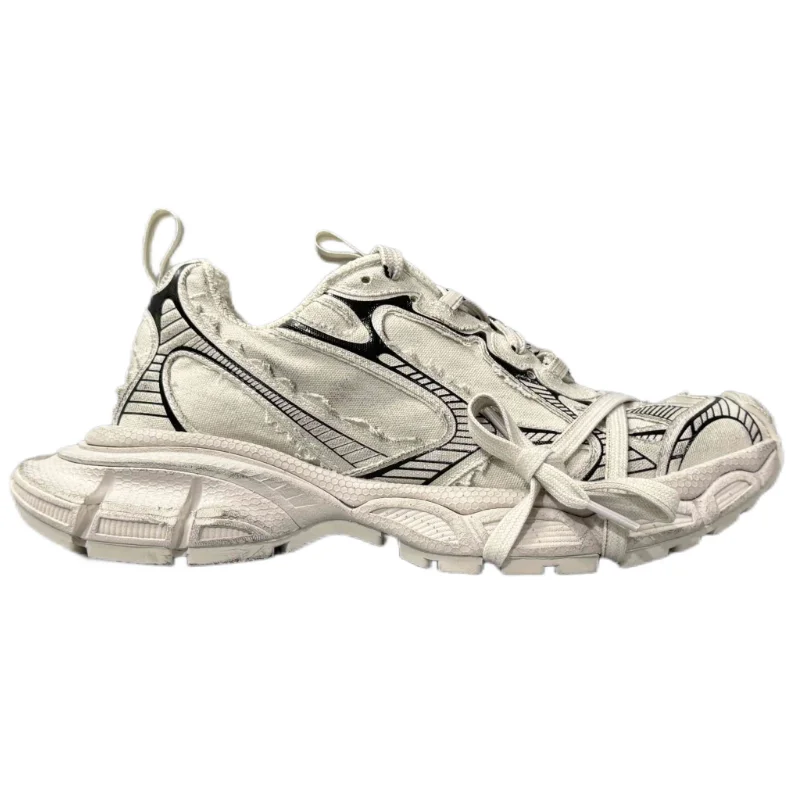Balenciaga Triple S White/Black Sneakers