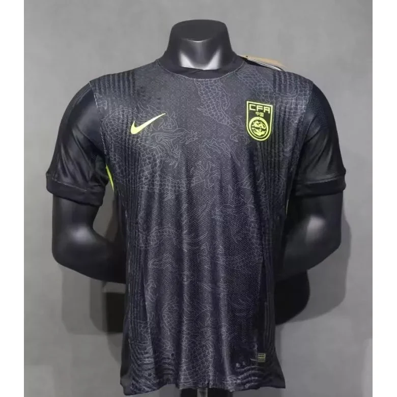 Nike CFA Jersey Black/Neon Green Football Shirt