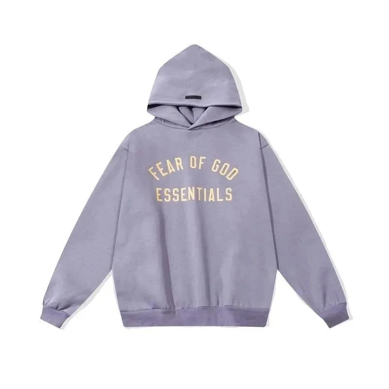Fear of God Essentials Purple Hoodie