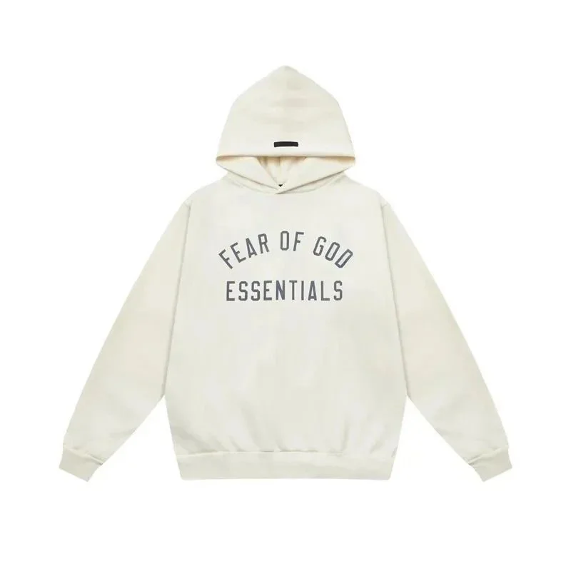 Fear of God Essentials Cream Hoodie
