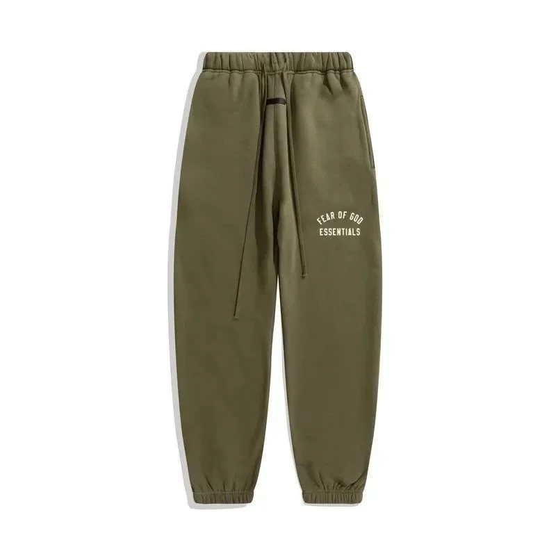 Fear of God Essentials Olive Green Joggers