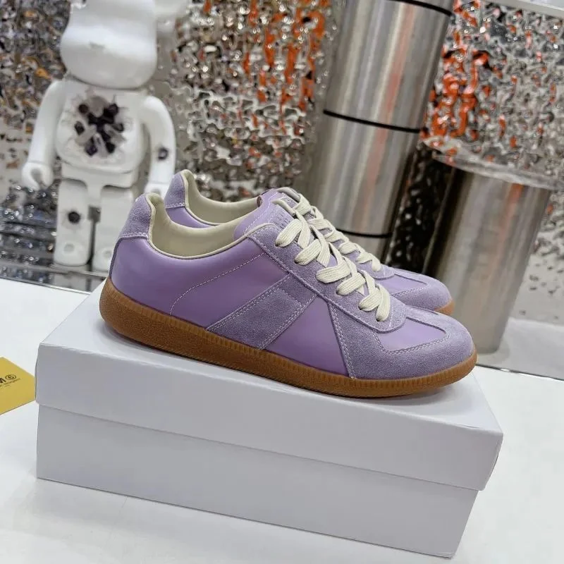 Maison Mihara Yasuhiro OG Style 36 Lilac Suede Sneakers