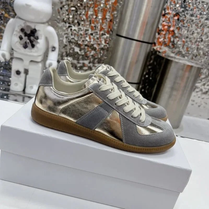 Maison Mihara Yasuhiro OG Style 36 Gold/Silver Sneakers