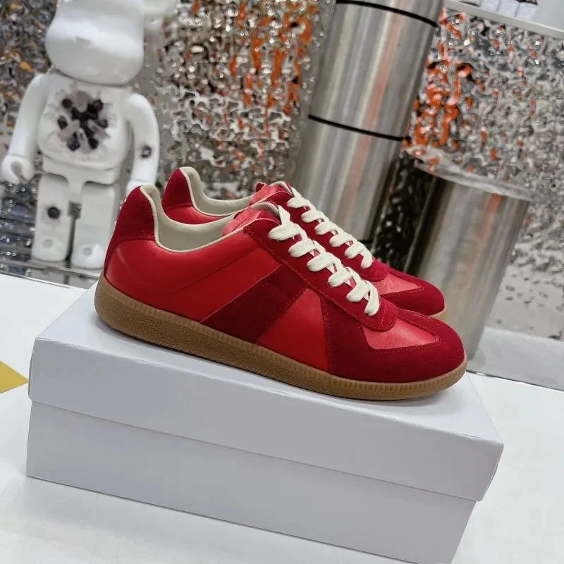 Maison Mihara Yasuhiro OG Style 36 Red Suede Sneakers