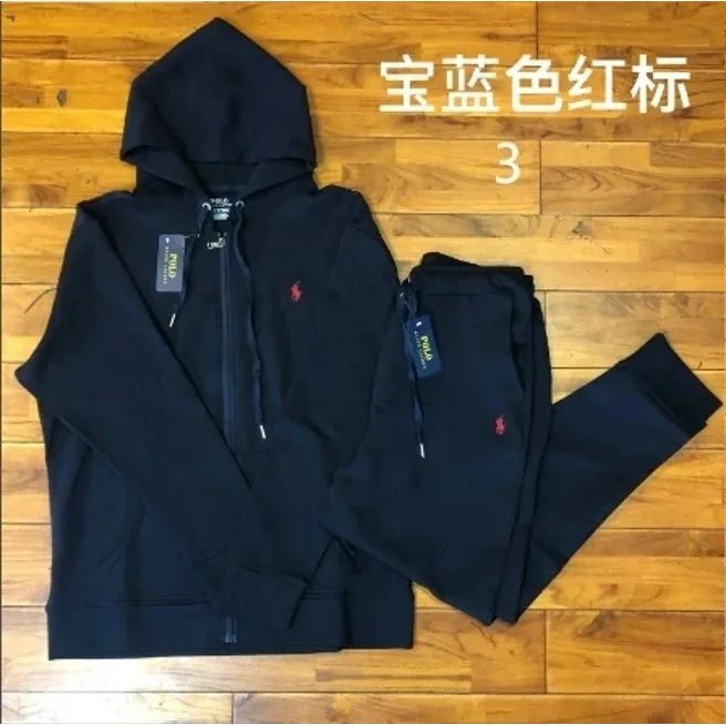 Polo Ralph Lauren Big Pony Black Hoodie & Joggers Set