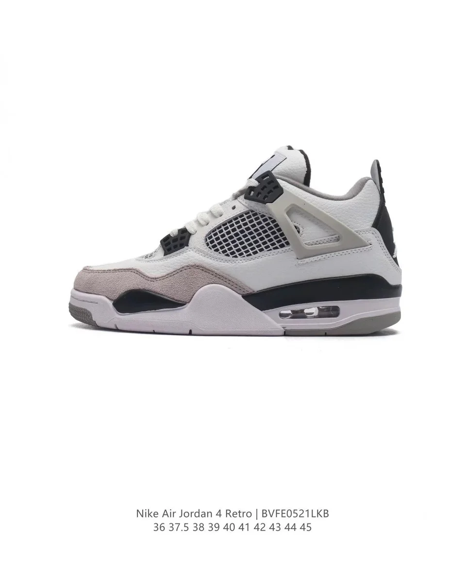 Nike Air Jordan 4 Retro Sail/Black/Sandstone Sneakers