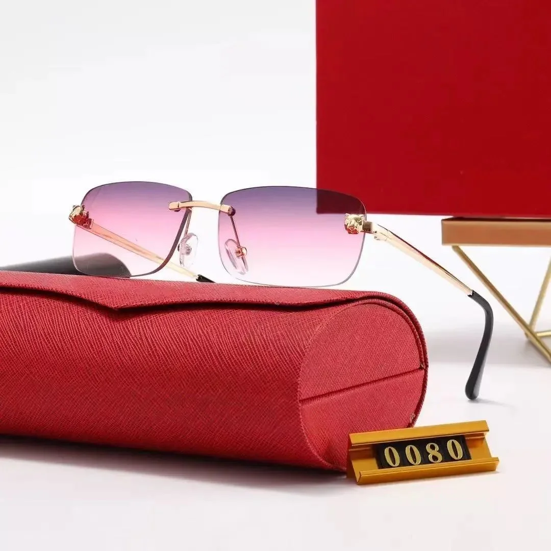 Cartier Soleil Blanc Gradient Pink Sunglasses