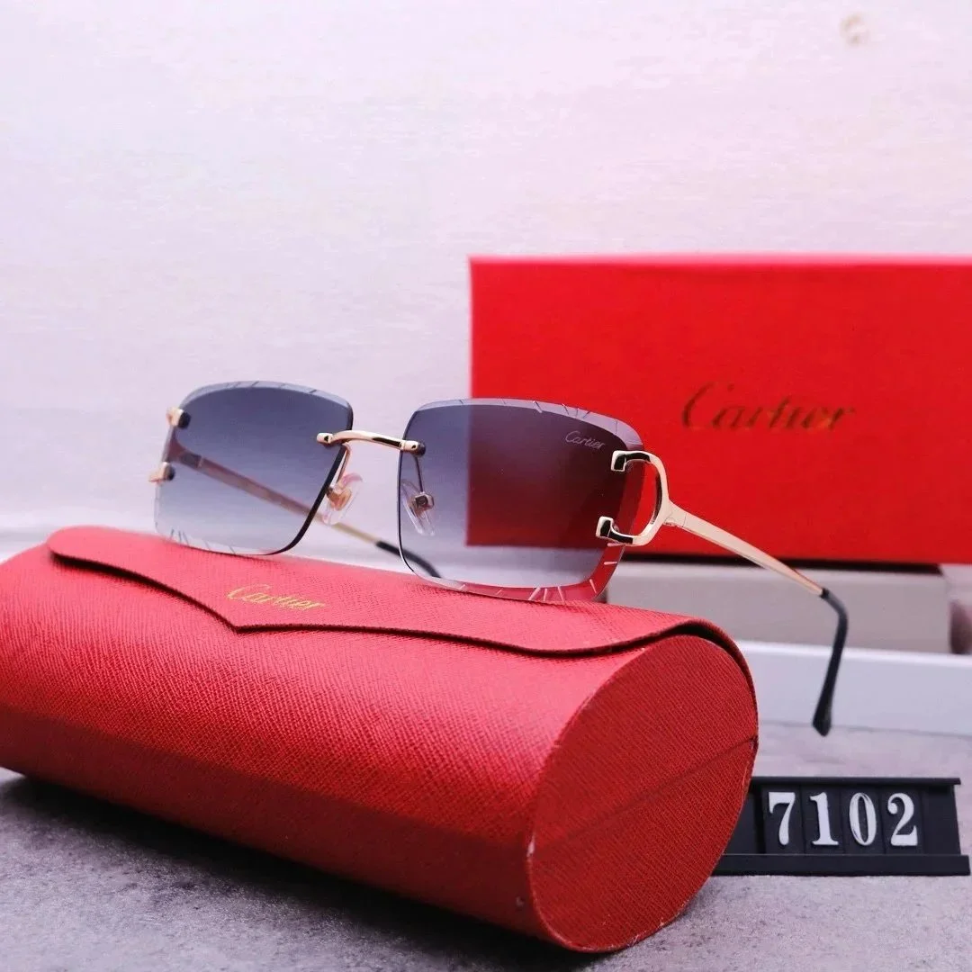 Cartier Soleil Blanc 7102 Gradient Sunglasses