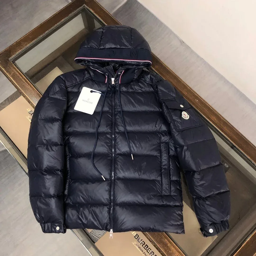 Moncler Navy Puffer Jacket