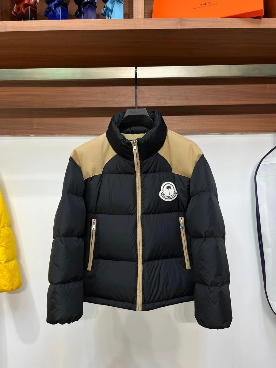 Moncler 20 Black & Beige Puffer Jacket