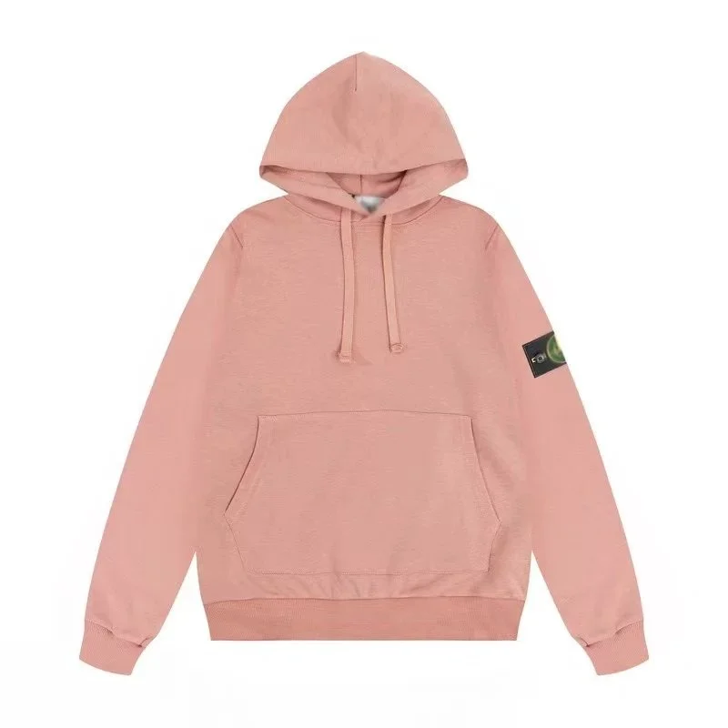 Stone Island 68-15 Hoodie粉红色连帽卫衣